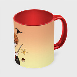 Кружка 3D Рон Уизли, цвет: 3D-белый + красный