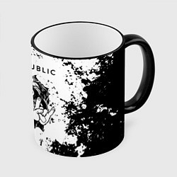 Кружка 3D OneRepublic - рок пес, цвет: 3D-черный кант