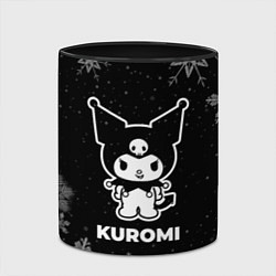 Кружка 3D Снежный Kuromi, цвет: 3D-белый + черный — фото 2