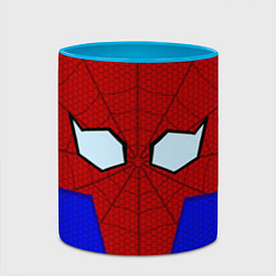 Кружка 3D Spider-Man - eyes, цвет: 3D-белый + небесно-голубой — фото 2