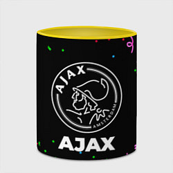 Кружка 3D Ajax конфети, цвет: 3D-белый + желтый — фото 2