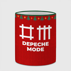 Кружка 3D Depeche Mode new year, цвет: 3D-зеленый кант — фото 2