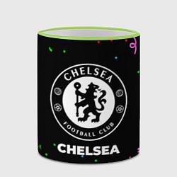 Кружка 3D Chelsea конфети, цвет: 3D-светло-зеленый кант — фото 2