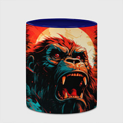 Кружка 3D King Kong roar, цвет: 3D-белый + синий — фото 2