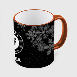 Кружка 3D Снежный Chelsea, цвет: 3D-оранжевый кант