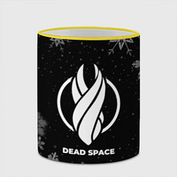 Кружка 3D Снежный Dead Space, цвет: 3D-желтый кант — фото 2