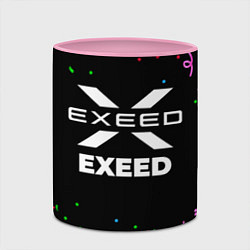 Кружка 3D Exeed конфети, цвет: 3D-белый + розовый — фото 2
