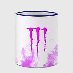 Кружка 3D Monster energy neon flame, цвет: 3D-синий кант — фото 2