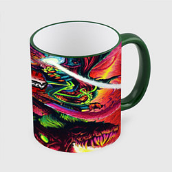 Кружка 3D Tekken hyper monster steel, цвет: 3D-зеленый кант