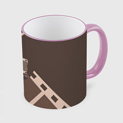 Кружка 3D Фильм - кинопленка, цвет: 3D-розовый кант