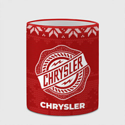 Кружка 3D Новогодний Chrysler, цвет: 3D-красный кант — фото 2