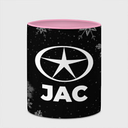 Кружка 3D Снежный JAC, цвет: 3D-белый + розовый — фото 2