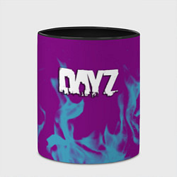 Кружка 3D Dayz неоновый огонь, цвет: 3D-белый + черный — фото 2