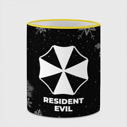 Кружка 3D Снежный Resident Evil, цвет: 3D-желтый кант — фото 2