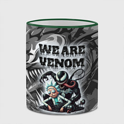 Кружка 3D We are Venom - graffiti, цвет: 3D-зеленый кант — фото 2
