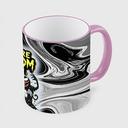 Кружка 3D We are Venom - Morty, цвет: 3D-розовый кант