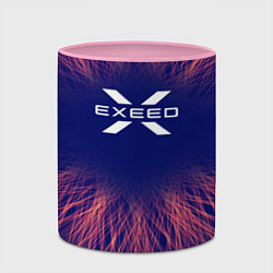Кружка 3D Exeed red energy, цвет: 3D-белый + розовый — фото 2