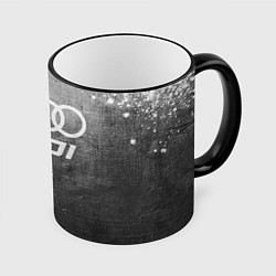 Кружка 3D Audi - grey gradient, цвет: 3D-черный кант