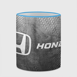 Кружка 3D Honda - grey gradient по-горизонтали, цвет: 3D-небесно-голубой кант — фото 2