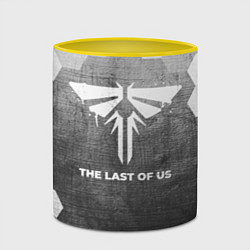 Кружка 3D The Last Of Us - grey gradient, цвет: 3D-белый + желтый — фото 2