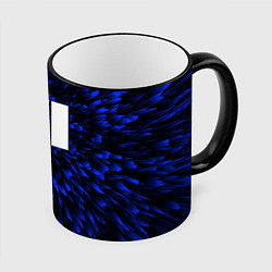 Кружка 3D GTA 6 blue energy, цвет: 3D-черный кант