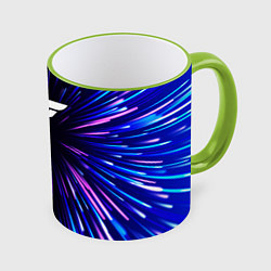 Кружка 3D Forza Horizon neon energy, цвет: 3D-светло-зеленый кант