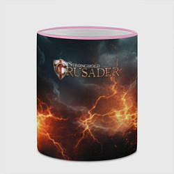 Кружка 3D Stronghold сrusader небесная мощь, цвет: 3D-розовый кант — фото 2