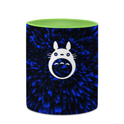 Кружка 3D Totoro blue energy, цвет: 3D-белый + светло-зеленый — фото 2