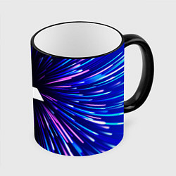 Кружка 3D Mitsubishi neon energy, цвет: 3D-черный кант