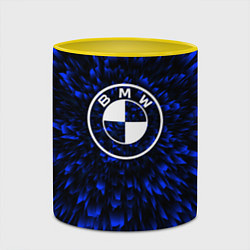 Кружка 3D BMW blue energy, цвет: 3D-белый + желтый — фото 2