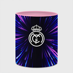 Кружка 3D Real Madrid neon energy, цвет: 3D-белый + розовый — фото 2