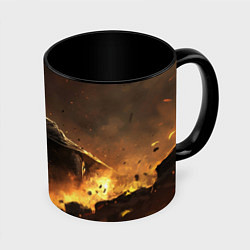 Кружка 3D Batman dark city, цвет: 3D-белый + черный