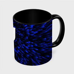 Кружка 3D Juventus blue energy, цвет: 3D-белый + черный