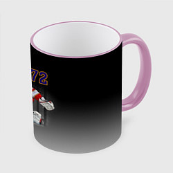 Кружка 3D Sergey Bobrovsky is goalkeeper of the Florida Pant, цвет: 3D-розовый кант