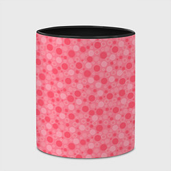 Кружка 3D Красные коралловые пузыри, цвет: 3D-белый + черный — фото 2