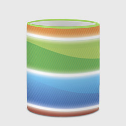 Кружка 3D Просвет, цвет: 3D-светло-зеленый кант — фото 2