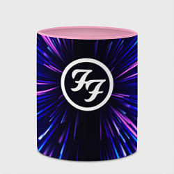 Кружка 3D Foo Fighters neon energy, цвет: 3D-белый + розовый — фото 2