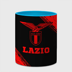 Кружка 3D Lazio - red gradient, цвет: 3D-белый + небесно-голубой — фото 2
