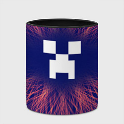 Кружка 3D Minecraft red energy, цвет: 3D-белый + черный — фото 2