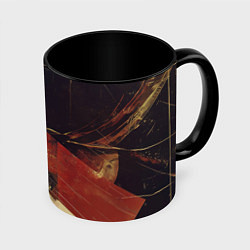 Кружка 3D Бэтмен ретро стиль, цвет: 3D-белый + черный