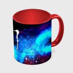 Кружка 3D Monster energy космос, цвет: 3D-белый + красный