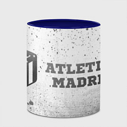 Кружка 3D Atletico Madrid - white gradient по-горизонтали, цвет: 3D-белый + синий — фото 2