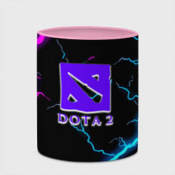 Кружка 3D Dota неоновый шторм, цвет: 3D-белый + розовый — фото 2