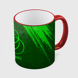 Кружка 3D Elden Ring - green gradient, цвет: 3D-красный кант