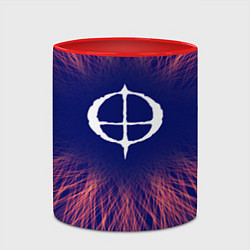 Кружка 3D Ozzy Osbourne red energy, цвет: 3D-белый + красный — фото 2