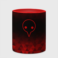 Кружка 3D Evangelion red poly, цвет: 3D-белый + красный — фото 2