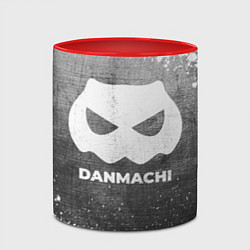Кружка 3D DanMachi - grey gradient, цвет: 3D-белый + красный — фото 2