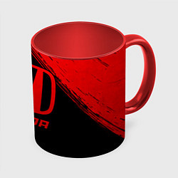 Кружка 3D Honda - red gradient, цвет: 3D-белый + красный