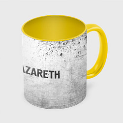 Кружка 3D Nazareth - white gradient по-горизонтали, цвет: 3D-белый + желтый