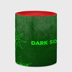 Кружка 3D Dark Souls - green gradient по-горизонтали, цвет: 3D-белый + красный — фото 2